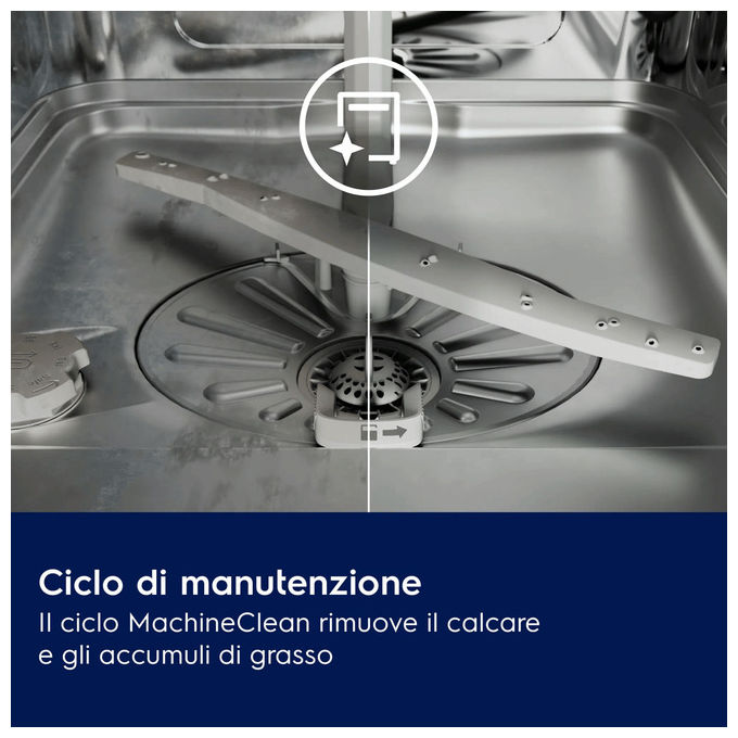 Electrolux E52SD100SX Lavastoviglie 12 coperti Classe D (60x60x85 cm) colore Acciaio