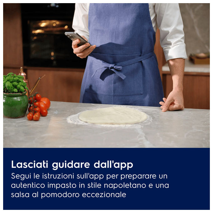 Electrolux 949 288 048 PizzaExpert Series 700 Forno da incasso Multifunzione 72 L Classe A++ Funzione PizzaExpert Pulizia Pirolitica Wi-Fi (59.4x56.9x58.9 cm) colore Nero