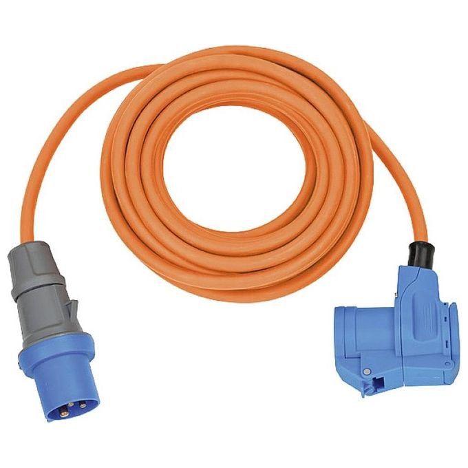 Brennenstuhl 1132970025 Cavo adattatore CEE 16A 2P+PE 230V 400V H07RN-F 3G2,5 IP44 resistente all'olio 1,5 m colore Arancione
