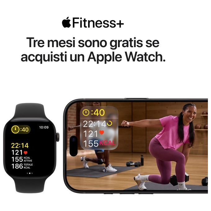 Apple MJAQ4QL-A Apple Watch Ultra 4 GPS + Cellular Cassa 49 mm in Titanio con Cinturino Trail Loop Sabbia colore Titanio