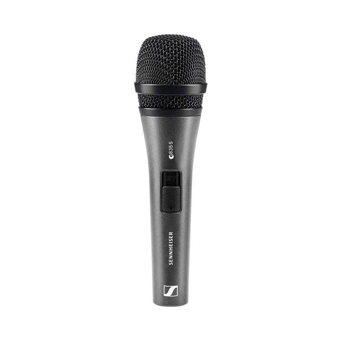 Sennheiser 004511 E825S Microfono Dinamico Cardioide XLR per Voce e Strumenti 80Hz 15000Hz 350 Ohm colore Nero