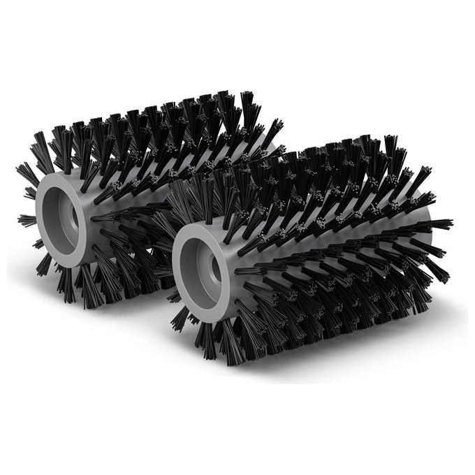 Kärcher 26443400 Spazzole rullo per superfici in pietra compatibili PCL 3-18 confezione da 2 pezzi colore Nero