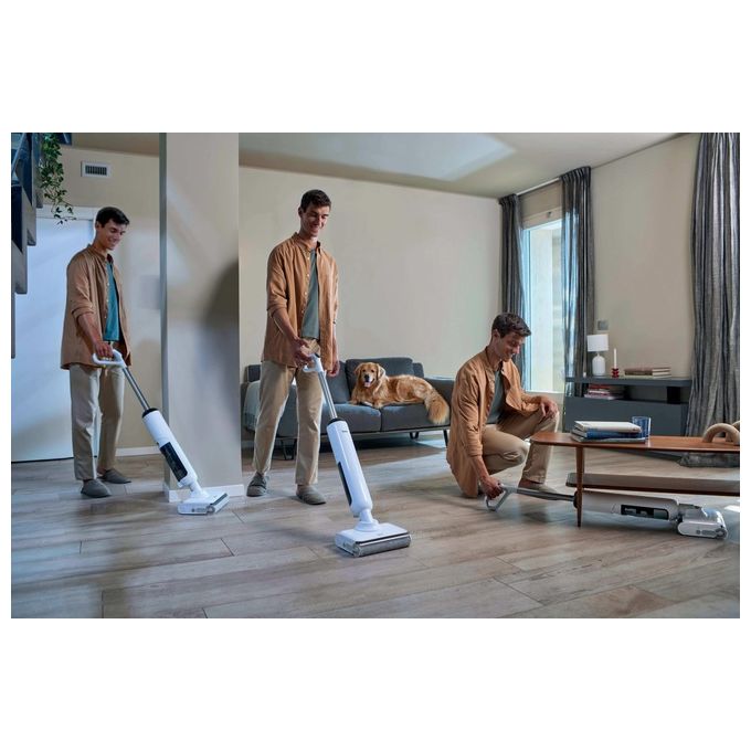Hoover 36800019 HW400 011 Aspirapolvere verticale Senza sacchetto 0,55 L 220 W 50 min 78 dB colore Bianco