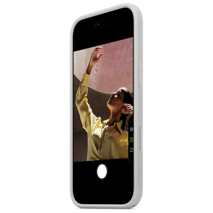 Apple MH014ZM-A Bumper per iPhone Air Policarbonato rinforzato Capienza max 16,5 cm (6.5'') colore Grigio chiaro