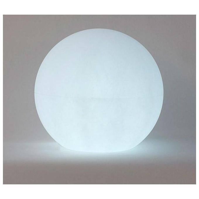 New Garden LUMBL040OFNW Lampada da giardino BULY 40 E27 8W luce fredda 6500K IP65 2 m cavo diametro 40 cm colore Bianco