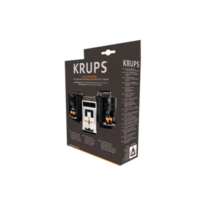 Krups XS5300 Set Cura e Pulizia Compressa per Macchina da Caffe' Compatibile con Modello XS530010 colore Nero