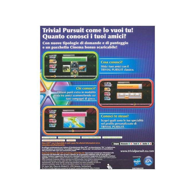 Electronic Arts Trivial Pursuit Xbox 360 Edizione Standard ITA Multilingua
