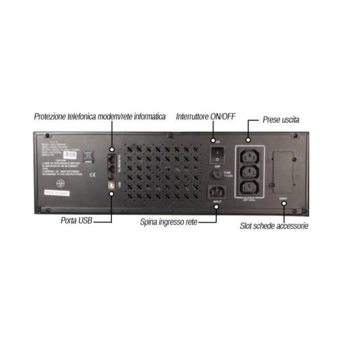 Link Gruppo di Continuita' da Rack 19'' 3000VA 1800W