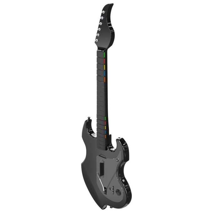 PDP 052-024-BK Riffmaster Chitarra Wireless per PC PlayStation 4 PlayStation 5 Batteria Ricaricabile Fino a 36 Ore colore Nero Grigio