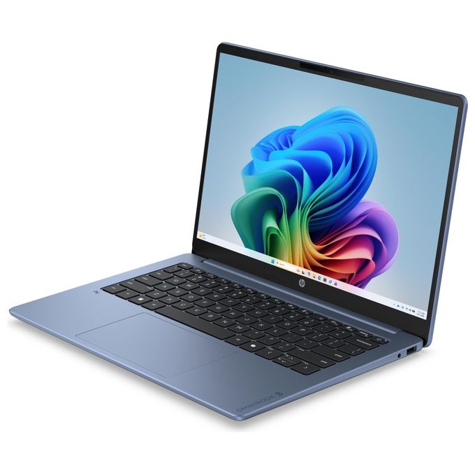 HP E4EV9EA OmniBook 3 Computer portatile 14'' 2K 8 GB LPDDR5x-SDRAM 512 GB SSD Wi-Fi 6E Windows 11 Home colore Blu