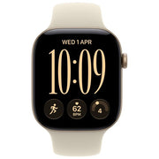 Apple MJEE4QL-A Apple Watch Series 12 GPS Cassa 42 mm in Alluminio con Cinturino Sport colore Oro chiaro