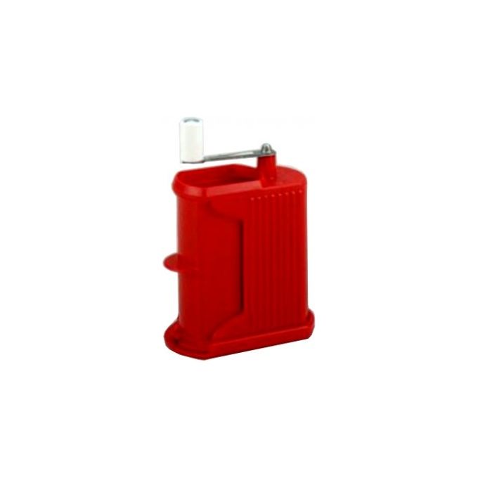 Zassenhaus 072198 CLASSIC Grattugia a manovella Due rulli in acciaio inossidabile Base a ventosa Manovella ergonomica colore Rosso