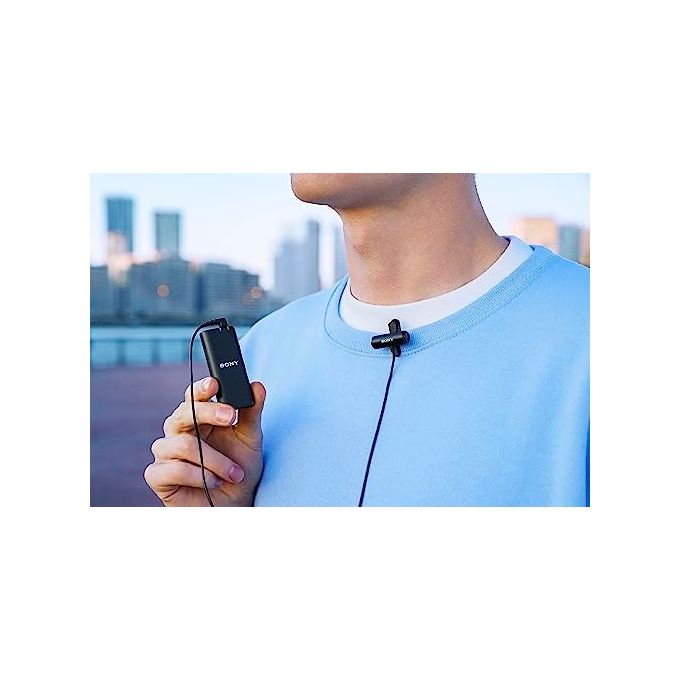 Sony ECM-LV1 Microfono Lavalier Stereo Omnidirezionale Cablato Jack 3.5 mm colore Nero