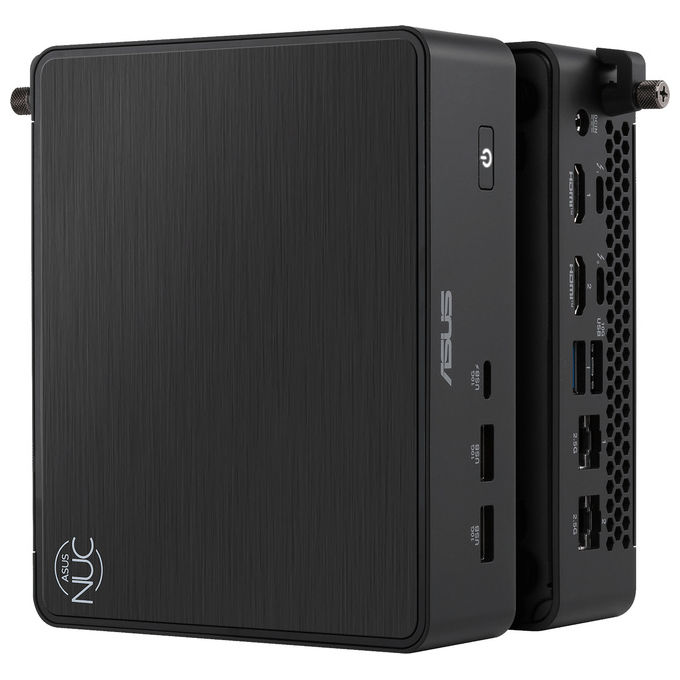 Asus 90AR00W2-M000D0 NUC 16 Pro Mini PC Barebone Intel Core Ultra 7 366H RAM fino a 128 GB SSD M.2 PCIe Wi-Fi 7 Bluetooth 6.0 Thunderbolt 4 colore Nero