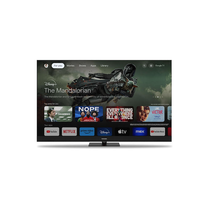 Thomson 55QG6C14 Q70 Series Smart TV QLED 55'' 4K Ultra HD Google TV Dolby Vision Dolby Atmos Wi-Fi colore Nero