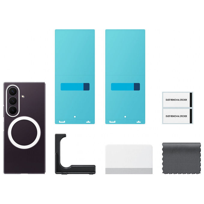 Samsung EF-CF976CTEGWW Cover per Galaxy Z Fold8 Ultra Clear Magnet Case con Protezione Anti-Graffio e Magnete Integrato colore Trasparente