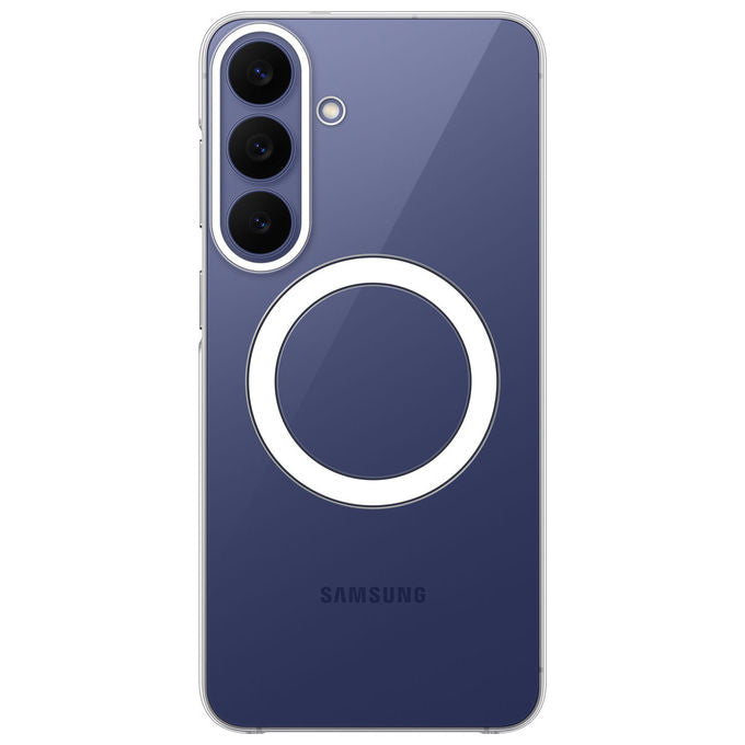 Samsung EF-CS741CTEGWW Clear Magnet Case per Galaxy S26 FE Tecnologia Magnetic Power Profile con Magnete Leggera e Ultra Sottile Protegge da Urti e Graffi Quotidiani Design Elegante e Discreto che Mette in Luce il Design del Telefono colore Trasparente