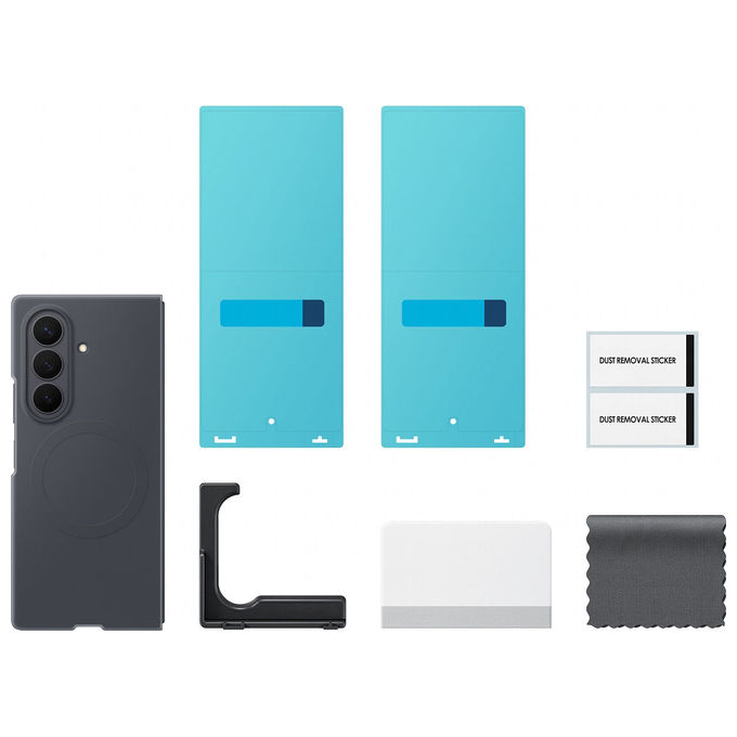 Samsung EF-EF976CBEGWW Silicone Cover per Z Fold8 Resistente all'abrasione Resistente agli urti Antipolvere colore Nero