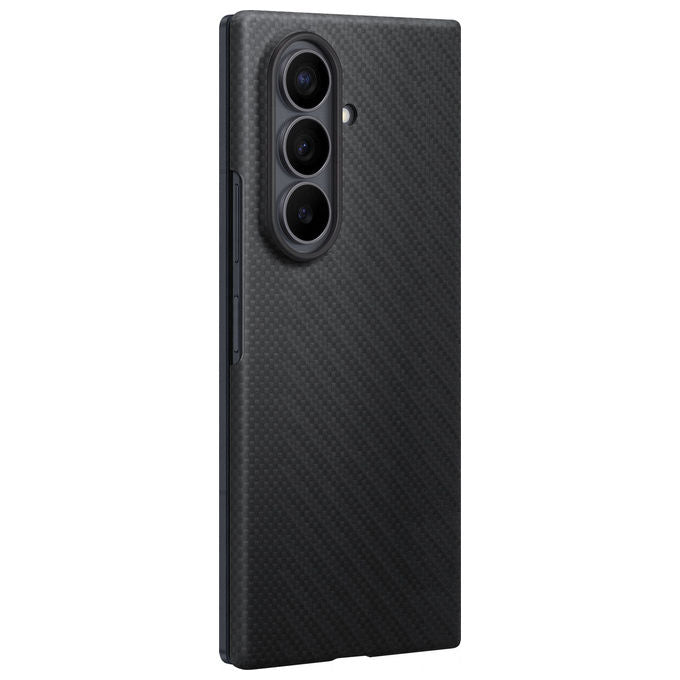 Samsung EF-KF976SBEGWW Galaxy Z Fold8 Ultra Carbon Magnet Case Cover Fibra di Carbonio Spessore 1,2 mm Magnetico Compatibile Z Fold8 colore Nero