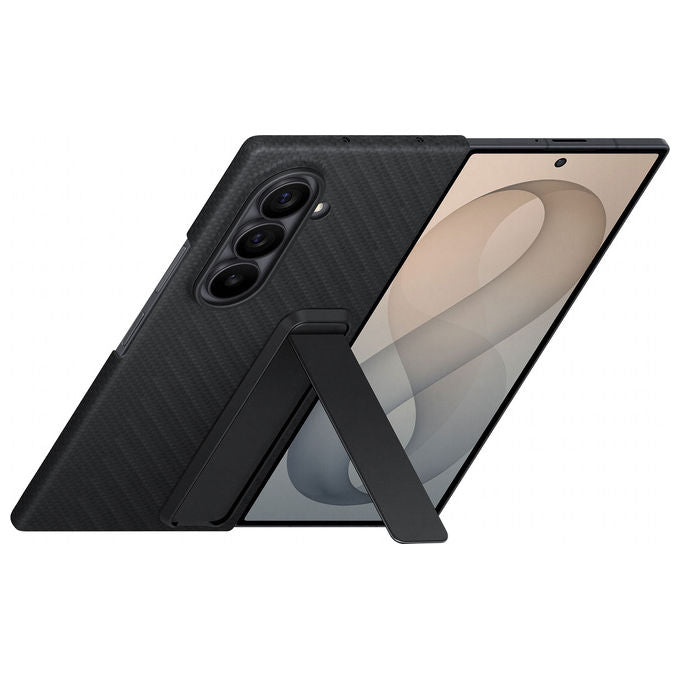 Samsung EF-XF976SBEGWW Galaxy Z Fold8 Ultra Carbon Standing Case Cover con supporto regolabile e stand integrato colore Nero