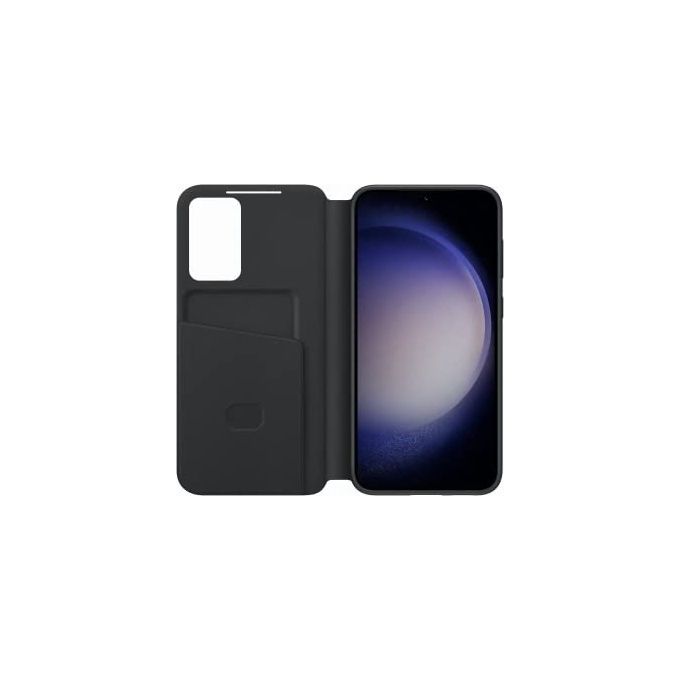 Samsung EF-ZS916CBEGWW Galaxy S23+ Smart View Wallet Case Custodia a Libro Finestra Interattiva Slot Schede colore Nero