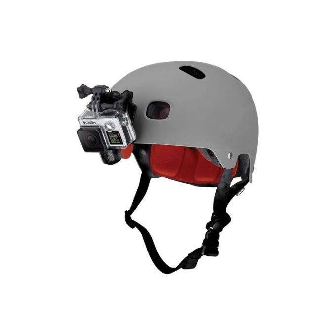 GoPro AGTLM-001-VN Kit di fissaggio per casco frontale e laterale compatibile con GoPro colore Nero