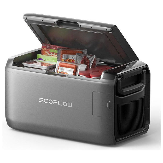 EcoFlow, Frigorifero Portatile Glacier Classic, 45L, Grigio, Wifi + Bluetooth