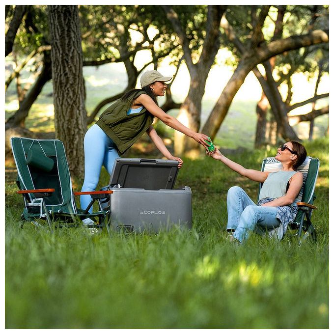 EcoFlow, Frigorifero Portatile Glacier Classic, 45L, Grigio, Wifi + Bluetooth