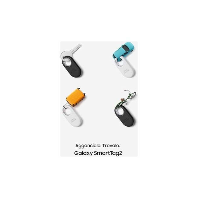 Samsung EI-T5600BBEGEU Galaxy SmartTag2 Localizzatore Bluetooth IP67 Modalita' Smarrito autonomia 500 giorni colore Nero