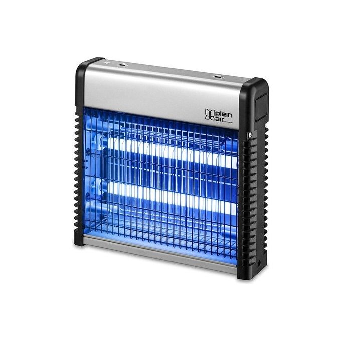 Plein Air EI-12 Zap 12 Zanzariera Elettrica a scarica 3000V 2 lampade UV-A 12W copertura 30 m² colore Grigio