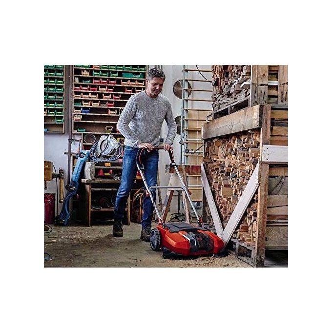Einhell Spazzatrice A Batteria Te-Sw 18-610 Li Efficiente Per Pulizie Senza Fili E Maneggevolezza Ottimale Per Spazi Esterni