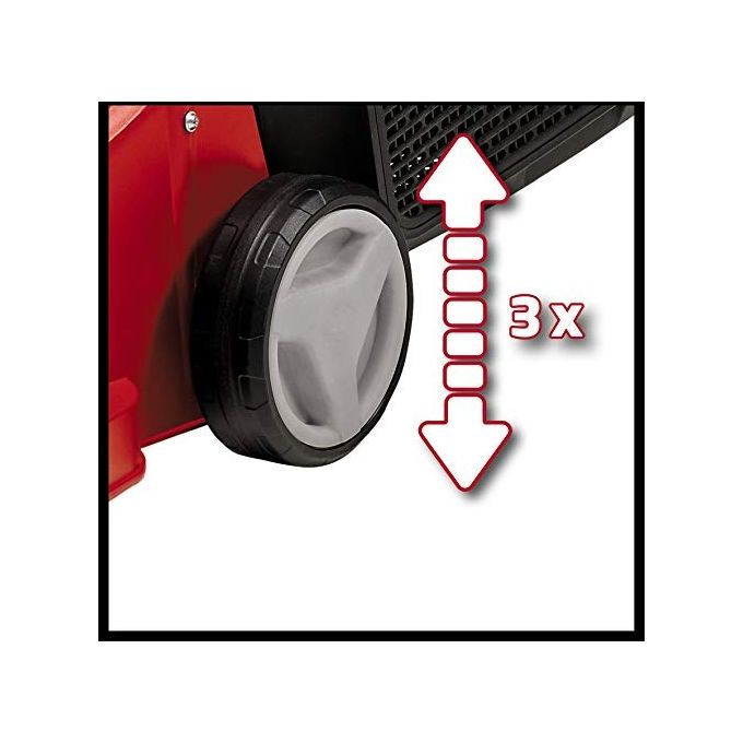 Einhell GC-EM 1032 Tosaerba Elettrico 1000W Taglio 32cm Nero Rosso