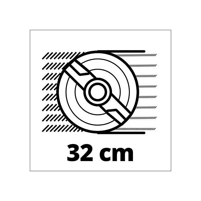 Einhell GC-EM 1032 Tosaerba Elettrico 1000W Taglio 32cm Nero Rosso