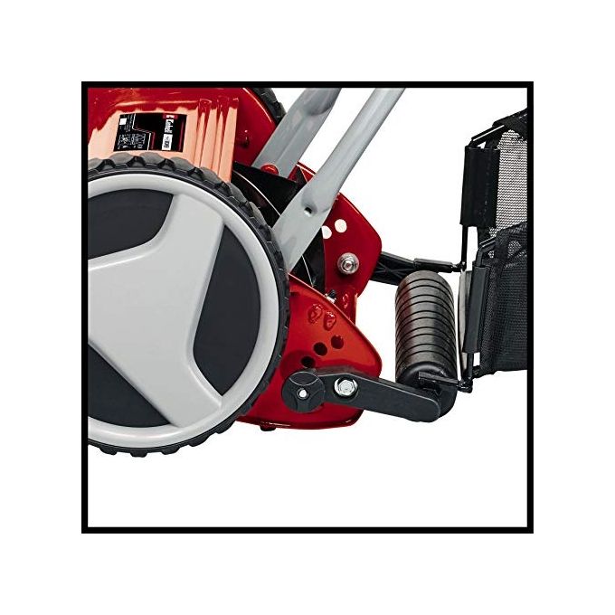 Einhell GC-HM 300 Tosaerba Manuale a Spinta 30 cm 5 Lame Superficie 150 m² Cestello 16 L colore Nero Rosso