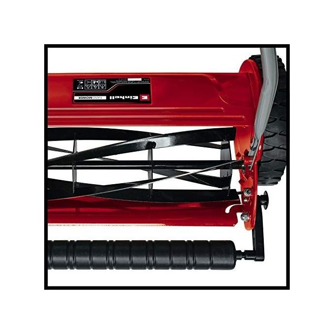 Einhell GC-HM 300 Tosaerba Manuale a Spinta 30 cm 5 Lame Superficie 150 m² Cestello 16 L colore Nero Rosso