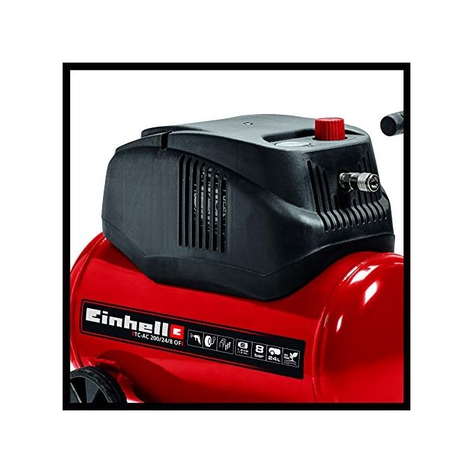 Einhell Compressore TC-AC 200-24-8 OF Potente e Versatile per Garage e Officina