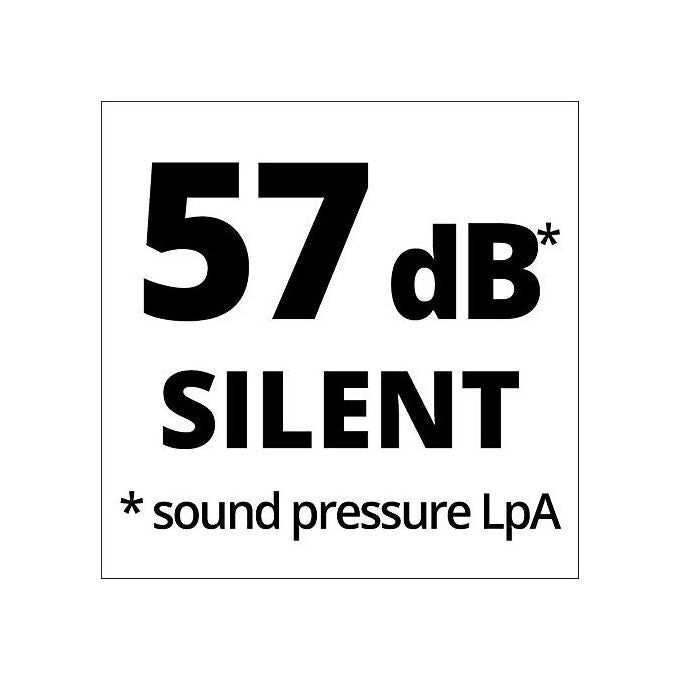 Einhell 4020610 TE-AC 135-24 Silent Plus Compressore silenzioso 750 W 24 L 8 bar 57 dB colore Nero