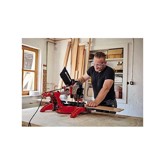 Einhell Troncatrice Radiale Tc-Sm 2534-1 Dual per Lavorazioni di Precisione su Legno e Metalli