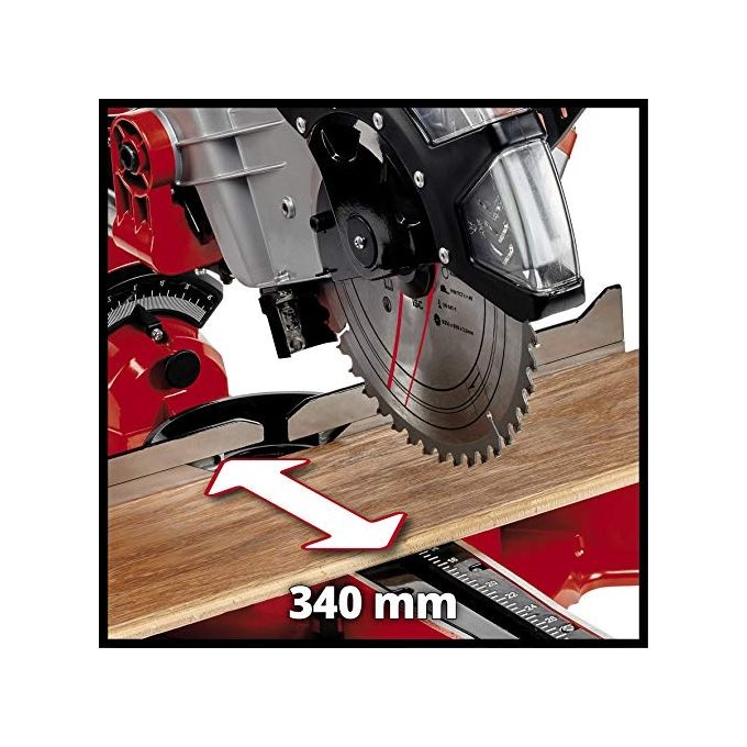 Einhell Troncatrice Radiale Tc-Sm 2534-1 Dual per Lavorazioni di Precisione su Legno e Metalli