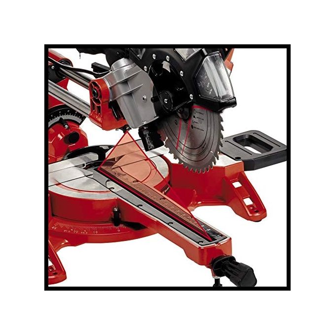 Einhell Troncatrice Radiale Tc-Sm 2534-1 Dual per Lavorazioni di Precisione su Legno e Metalli
