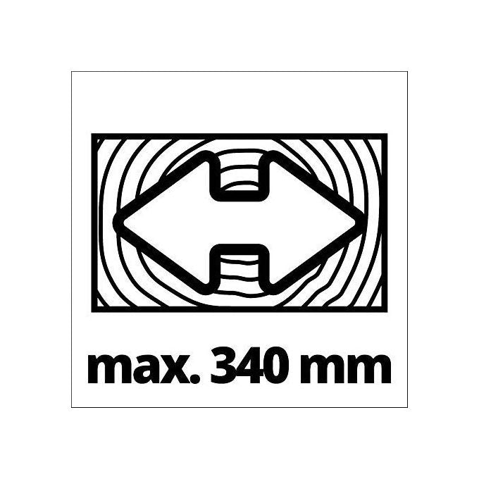 Einhell Troncatrice Radiale Tc-Sm 2534-1 Dual per Lavorazioni di Precisione su Legno e Metalli