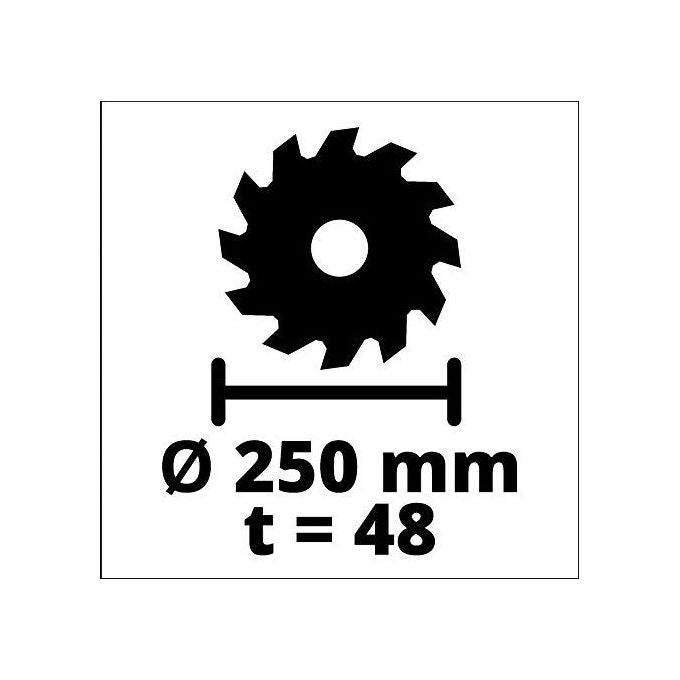 Einhell Troncatrice Radiale Tc-Sm 2534-1 Dual per Lavorazioni di Precisione su Legno e Metalli