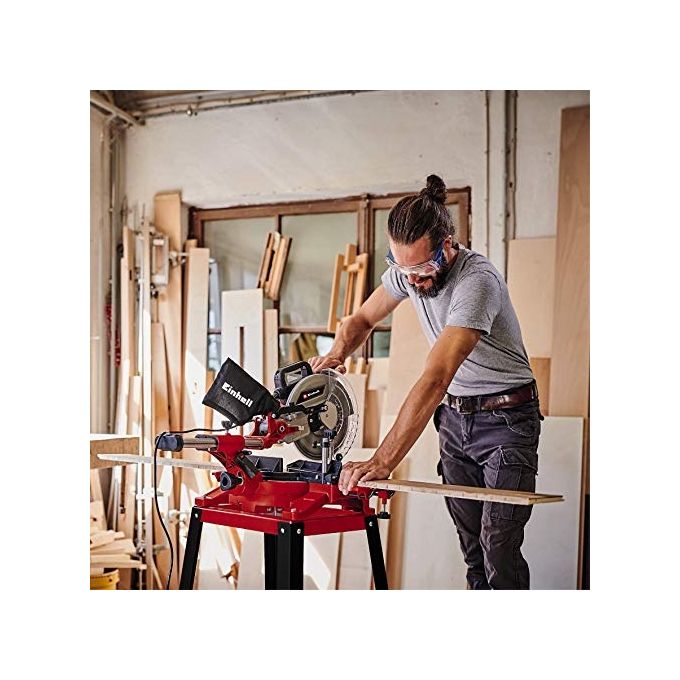 Einhell Troncatrice Radiale Con Banchetto Tc-Sm 2531-2 U Per Fai Da Te E Lavori Di Precisione In Giardino E Officina