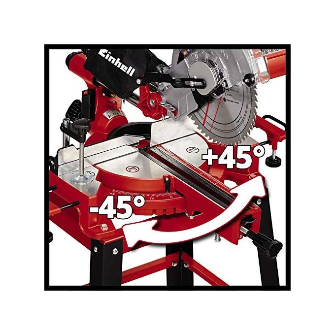 Einhell Troncatrice Radiale Con Banchetto Tc-Sm 2531-2 U Per Fai Da Te E Lavori Di Precisione In Giardino E Officina