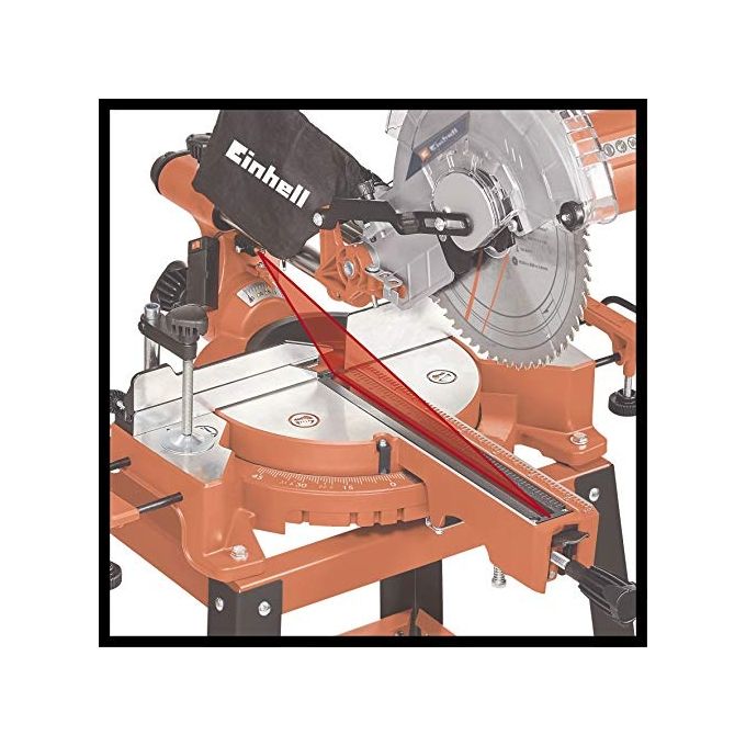 Einhell Troncatrice Radiale Con Banchetto Tc-Sm 2531-2 U Per Fai Da Te E Lavori Di Precisione In Giardino E Officina