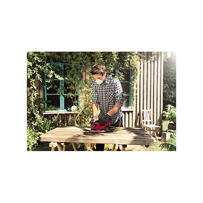 Einhell TE-OS 18-230 LI SOLO Levigatrice Orbitale a Batteria 18V 230x115mm Power X-Change colore Nero Rosso