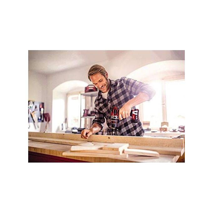 Einhell Trapano Avvitatore A Percussione A Batteria Te-Cd 18-50 Li-I Bl (Batteria Non Inclusa)