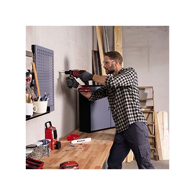 Einhell Trapano A Percussione A Batteria Tc-Id 18 Li (Batteria Non Inclusa)
