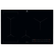 Electrolux EIS62449C Serie 700 SenseBoil - Piano cottura a induzione, 59 cm, 4 zone, funzione SenseBoil, Hob2Hood, Nero