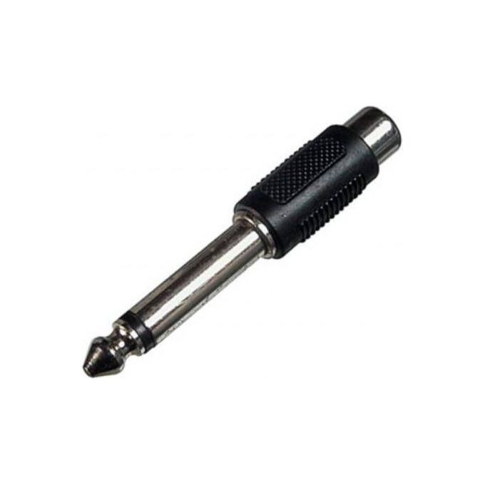 Digitus adattatore audio da 6.3 mm maschio 2 poli - cinch femmina rca (ab-av 100)